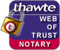 WEB OF THRUST Notary